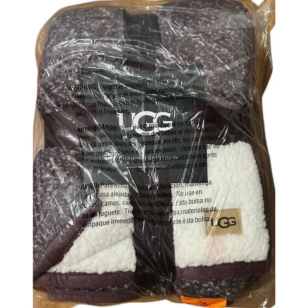 UGG Melange Sherpa Throw 50